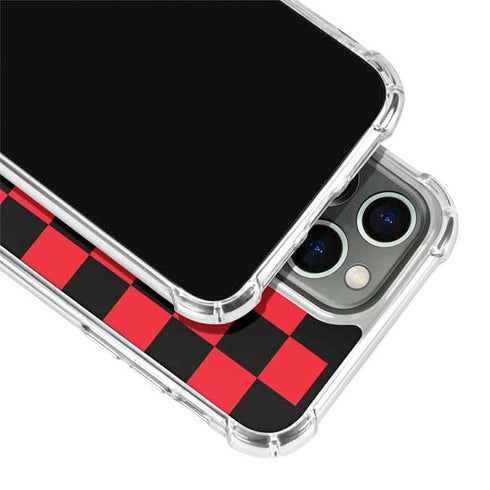 Sneakerhead Red Checkered iPhone 13 Pro Max Clear Case